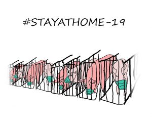 covid19 pandemic cage pigs stayathome totalitarianism control social dictatorship freedom curfew pressure authority risk freedom