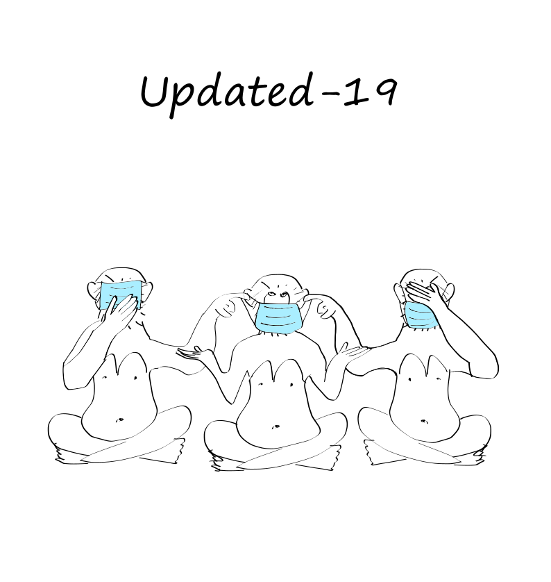 monkeys facemask gag hearing ilstening seeing blindfolded censorship covid19 pandemic three wise monkeys are a pictorial maxim, embodying the proverbial principle see no evil, hear no evil, speak no evil Mizaru, who sees no evil, covering his eyes Kikazaru, who hears no evil, covering his ears, and Iwazaru, who