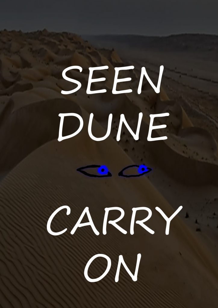 dune spice movie hype carry on blue eyes desert cinema