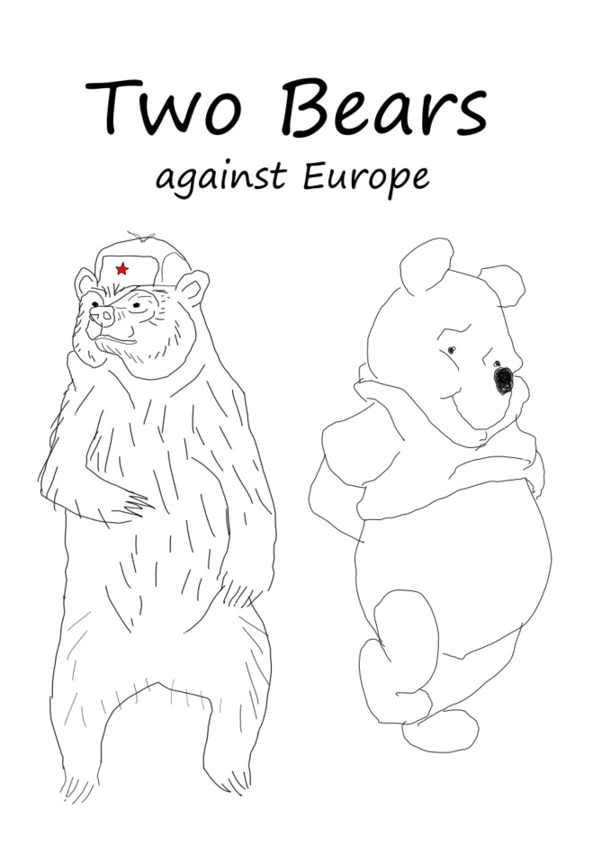 communist cap star bear bears winnie the pooh china russia vladimir putin xi jinping ukraine war europe
