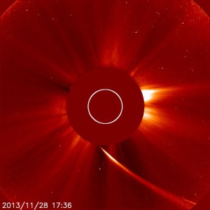 SOHO LASCO C2 közeledés