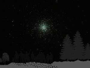 A csillagtúrák ihlette M13 gömbhalmaz
