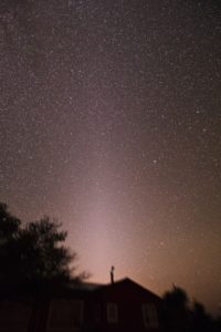 Lumina zodiacală, Namibia
