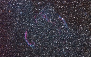 Fátyol-köd (Veil Nebula) - Caldwell 33, 34