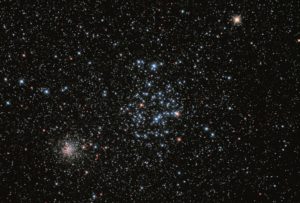M35, NGC 2158, 27×2 min, ISO 1600, reprocessed on 2017-11-05