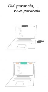 camera duct tape privacy webcam facemask covid19 pandemic