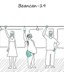 beancan fart bus public transport facemask assmask stinky old man old fart covid19 pandemic social distancing hygiene