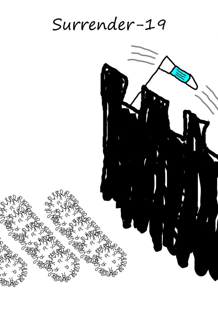 siege covid19 walls borders covid19 pandemic virus surrender