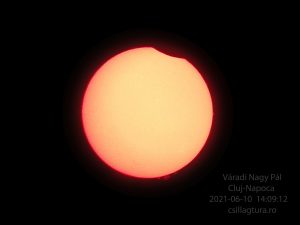2021.06.10. reszleges napfogyatkozas partial solar eclipse vnp 1409