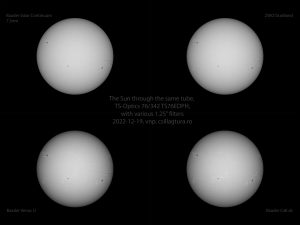 four filters compared