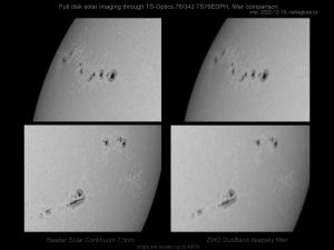 zoom in into the Solar Continuum 7.5nm vs the ZWO DuoBand that still gets my praise